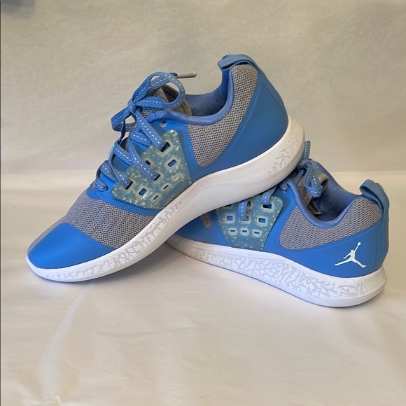 Jordan Other - Jordan Blue and Gray Athletic Shoes with Streamlined Design